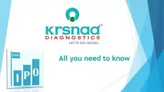 KRSNAA DIAGNOSTICS IPO| ALL THE DETAILS YOU NEED TO KNOW