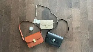 Sezane Mini Milo Classic in Sand Patchwork