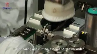 Richpeace Cup Mask Production Line (Preforming System + Staple Headband + Automatic Sponge Strip)