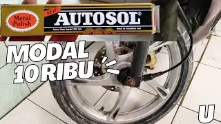 POLES VELG SETELAH DI REMOVER AUTO KINCLONG🔥#mio #miosporty #miosoul #remover #autosol 
