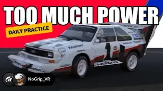 Rallying the Audi Quattro at Eiger &ndash; Fuel Strategy & GT7&rsquo;s Offline Flaw | GT7 PSVR2 + Controller