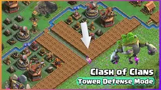 Clan Capital Level 1 Defense VS Level 1 Troops | Clash of Clans