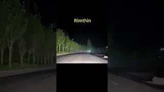 Rimthin upgraded LED headlights, making nights brighter too! #carlights #rimthin #headlights