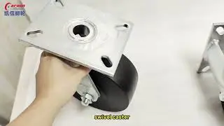 Ultra Heavy Industrial Casters 8 Inch MC Casting Nylon Wheel Casters