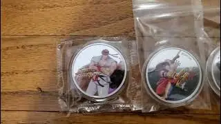 Officially Licensed Street Fighter Silver Coins from LPM Hong Kong 2021 November 16