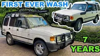 First Ever Wash in 7 Years - Classic Land Rover Discovery 1 Restoration Part 2