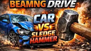 Cars vs Sledge Hammer [ BeamNG Drive ]