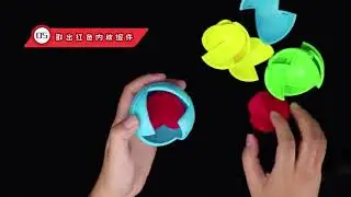 Educational Wisdom Ball Cube 3D Puzzle Montessori AntiStress Assembling Maze Neo Cube For Children