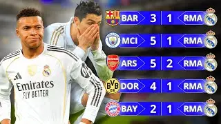 Las HUMILLACIONES m&aacute;s DOLOROSAS al Real Madrid