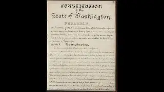 Welcome to Washington's Constitution.