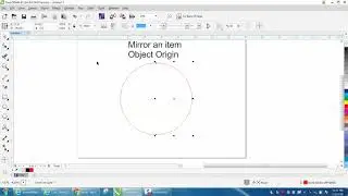 Corel Draw Tips & Tricks Mirror Tool Object Origin