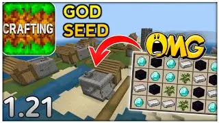 🔥(GOD SEED)🔥Crafting and building 1.21 GOD SEED😱