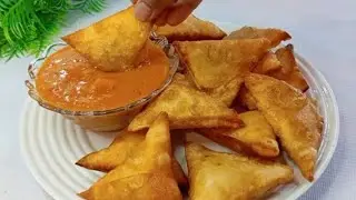 &lrm;🔥 Crispy Mini Samosa With Aloo Chutney Recipe | Kaghzi Samosa Recipe | Samosa Recipe | Mini Samosa