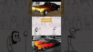 HERMES GTA 5 Vs GTA Vice City #shorts #youtubeshorts