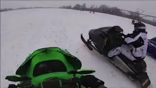 Vmax 600 triple violent crash during drag race