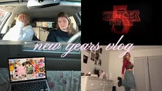 new year's eve ft: me crashing out over stranger things 🖤💫🍸