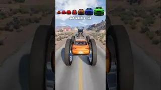 Cars vs Ramp Truck