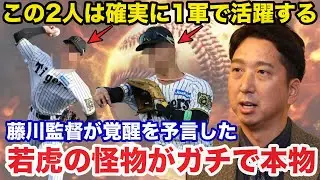 「この2人は確実に１軍で活躍する」藤川監督が覚醒を予言した若虎の怪物がコチラ【阪神タイガース】