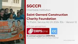 Saint Gerrard Construction Charity Foundation TV Public Service Ad 2H 2024 30s (Version 12) [CC]