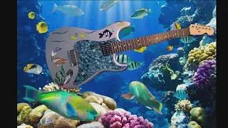 Warmoth Builds. Season 2 - Part 3:  The Aquarium Guitar. Super wide neck.