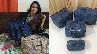 waterproof washable Travel bag নিয়ে আপুর রিভিউ #review