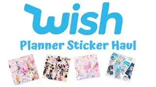 Wish Planner Sticker Haul