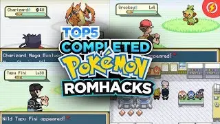 Top 5 Completed Pokemon GBA Rom Hacks 2019!