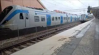 Tåg på Flemingsbergs station del 2