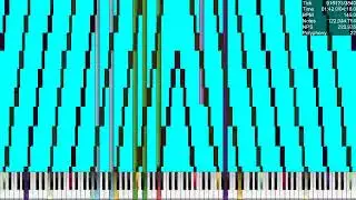 [BLACK MIDI] An Enigmatic Encounter (Last Breath Sans Phase 3) 250 million notes (MLP Note Colored)
