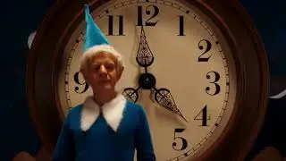 Tin-tan, tin-tán, gira el reloj, el elfo del tiempo nos cuida hoy.canción infantil
