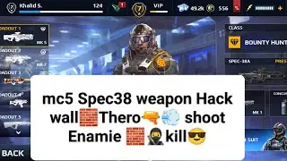 mc5 Spec38 weapon Hack wall Therow 🔫💨 kill⚔️ Enamie 🧱🥷kill😎