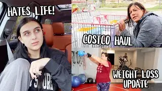 SHE HATES ME!! COSTCO HAUL & WEIGHT LOSS UPDATE