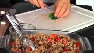Insalata di farro con pomodorini e tonno