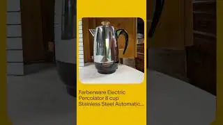 Farberware Electric Percolator 8 cup Stainless Steel Automatic  Coffee Maker USA