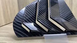 Car Rear Back Side Window Louvers Cover for Mitsubishi Lancer 2008-2017