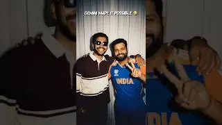 AI made it possible ✨🤌🏻 #rohitsharma #cricket #hitman #gemini #google #ai #love #trending #viral