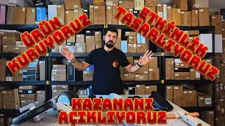 ÜRÜN KURULUMU YAPIP YENİ ETKİNLİK TASARLIYORUZ - AMAZON İADE DEPOSU