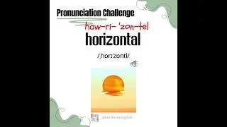 Pronunciation Challenge #horizontal  | How to pronounce this? #shorts