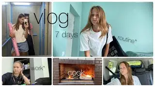 Vlog/ 7 days with me/ walk/ work/ training