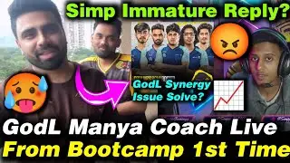 Manya Aurum Coach Savage Interview 🥵Coach Trolling Manya 🤣GodL Synergy 📈Simp Immature Reply😢Jonny 🥶