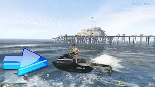 GTA 5 jet ski crazy insane stunts and jumps