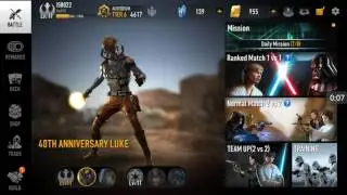Concept art characters in Star Wars force Arena