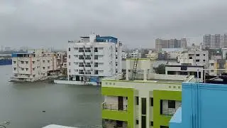 Chennai cyclone flood Global Hospital area December 2023