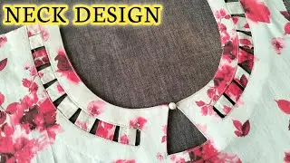 New Neck Design Cutting and Stitching|| Beautiful Neckline For Winters Easy Sewing Tutorial