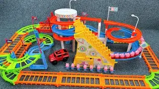 10-minute satisfied cute Peppa Pig Page roller coaster unpacking toy ASM R | toy review