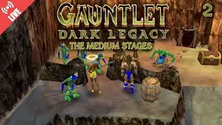 Gauntlet: Dark Legacy - Medium Stages | Full Arcade Playthrough Pt. 2