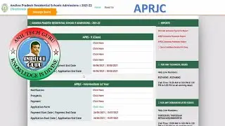 APRJC Admission process for 2021-22