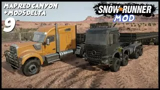 Gros contrat, gros d&eacute;placements - Map mod Red canyon #9 - Snowrunner Serie X