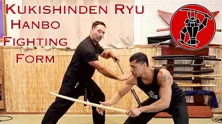 Another Half Staff Fighting Technique from Kukishinden Ryu
