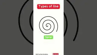 Types of Lines in English | Learn English | Horizontal, Vertical, Diagonal, Spiral, Loopy & Wavy